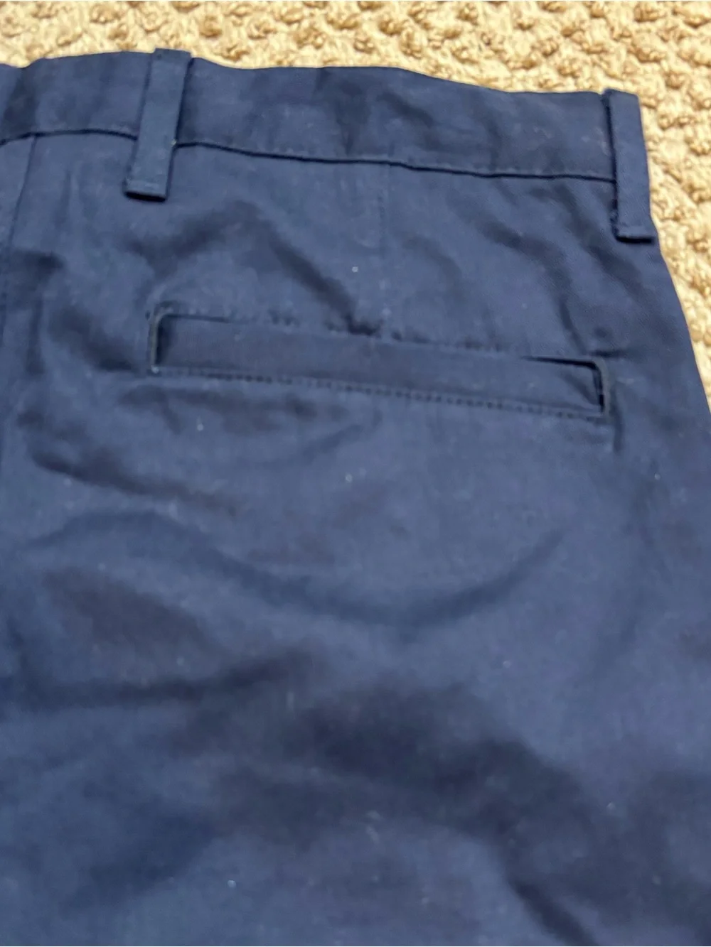 Lot of Two Pairs Brand New Boys Old Navy Straight Leg Navy Blue Pants Size 14